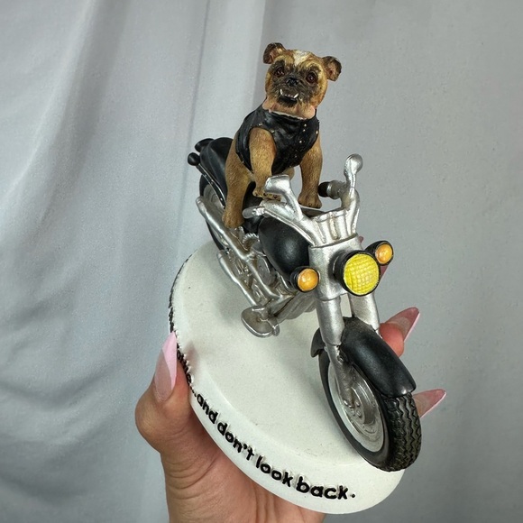 Zelda Wisdom 2002 grab life by the throttle and dont look back bulldog figurine - Picture 5 of 7